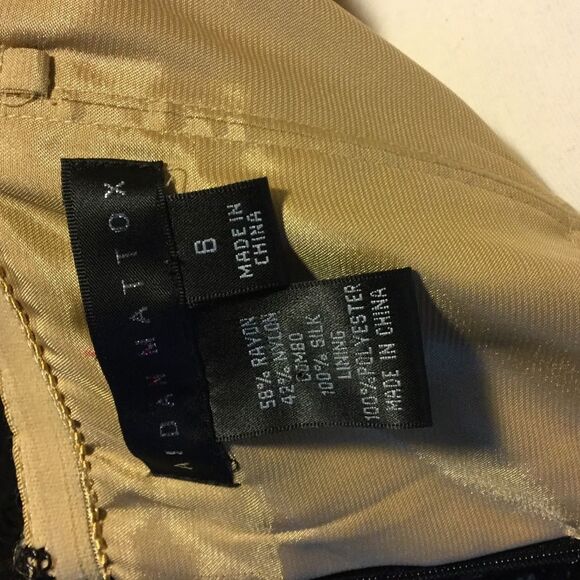 AIDAN Maddox Silk & Lace Strapless Cocktail Dress - Picture 5 of 6